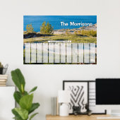 Grote Meren Persoonlijke Verjaardagskalender Poster (Thuiskantoor)