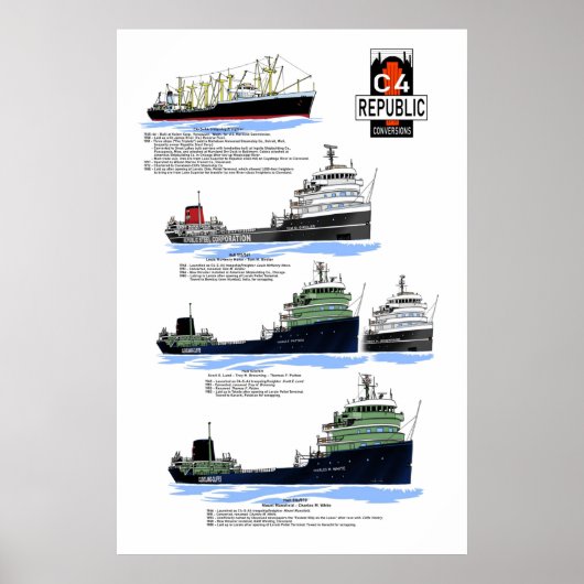 Grote Meren Republiek C4 Omzettingen Poster (Voorkant)