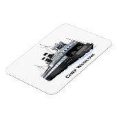 Grote Meren Schroefschip Wawatam Magneet (Linkerzijde)