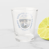 Grote Meren Seaway Trail (fietsen c) Shot Glas (Achterkant)