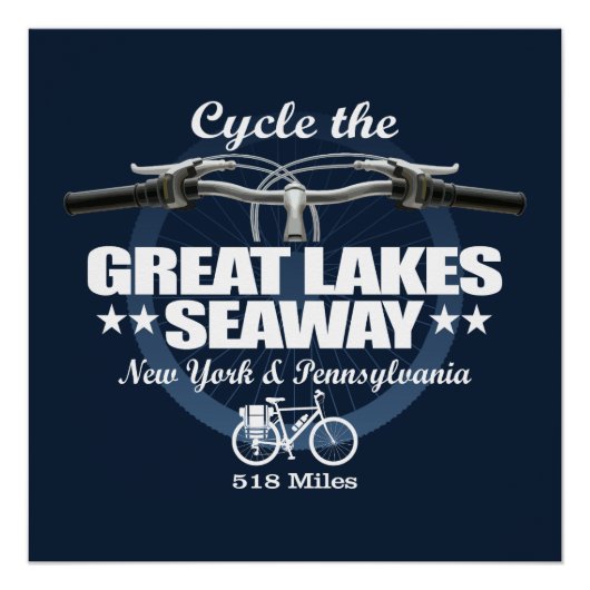Grote Meren Seaway Trail (H2) Perfect Poster (Voorkant)