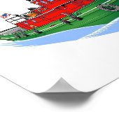 Grote Meren sleuren Amerika herdoopt Poster (Hoek)