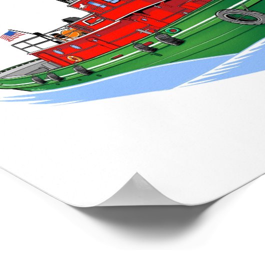 Grote Meren sleuren Amerika herdoopt Poster (Hoek)