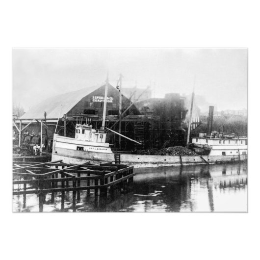 Grote Meren staafmachine George C. Markham Foto Afdruk (Voorkant)