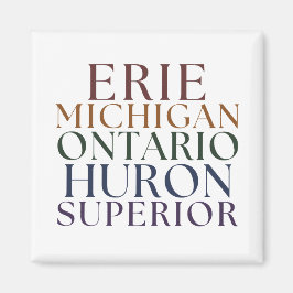 Grote Meren Staat magneetvoorraad Stuffer Magneet