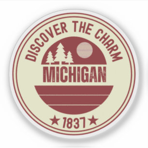 Grote Meren Staat - Michigan Avontuur Sticker