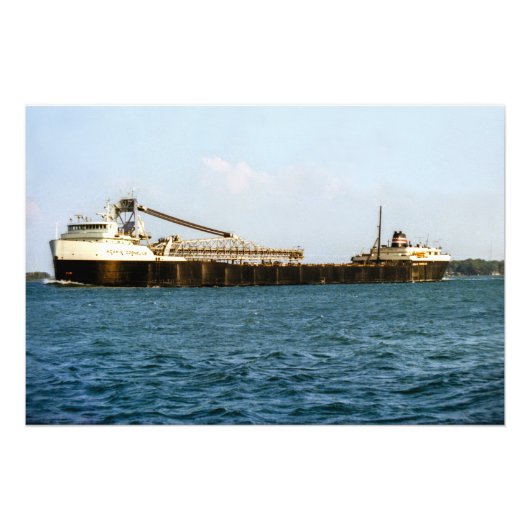 Grote Meren steamer Adam E. Cornelius Foto Afdruk (Voorkant)
