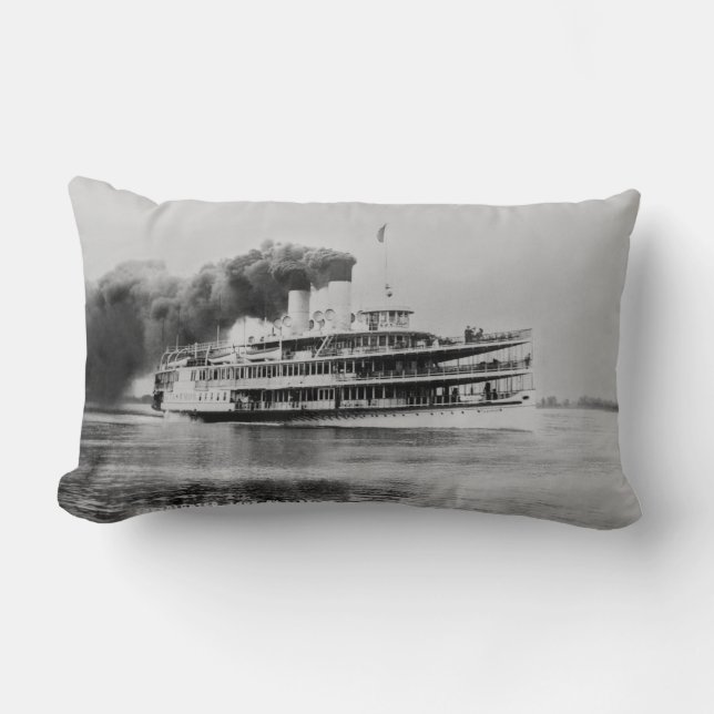  Grote Meren Steamer de Tashmoo Kussen (Voorkant)