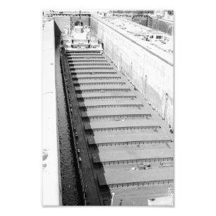 Grote Meren steamer Nipigon Bay in het kanaal van  Foto Afdruk