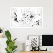 Grote meren Steden Census Dotmap Poster (Thuiskantoor)