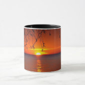 Grote Meren Sunset van Bobby Mikul mok keramiek (Midden)