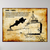 Grote Meren uit de scheepswreck-reeks: Daniel J Mo Poster (Voorkant)