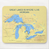 Grote Meren uit Noord-Amerika Muismat (Voorkant)