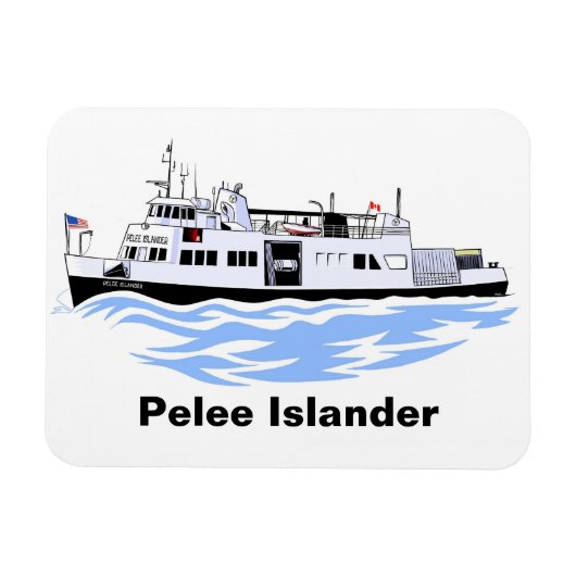 Grote meren, veerboot Pelee Islander Magneet (Horizontaal)