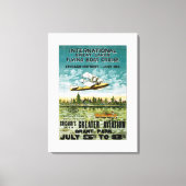 Grote meren vliegende boot canvas afdruk (Voorkant)