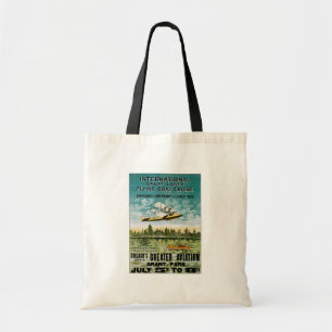 Grote meren vliegende boot tote bag