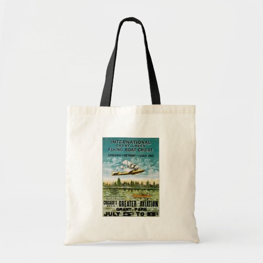 Grote meren vliegende boot tote bag (Voorkant)