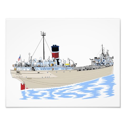 Grote Meren, vrachtschip Alpena Foto Afdruk (Voorkant)