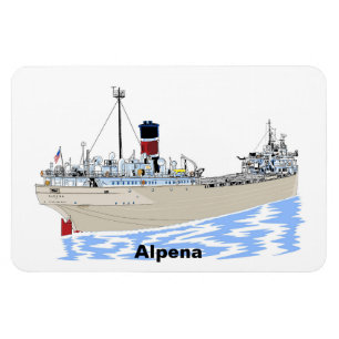 Grote Meren, vrachtschip Alpena Magneet
