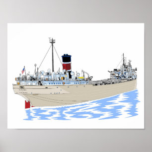 Grote Meren, vrachtschip Alpena Poster