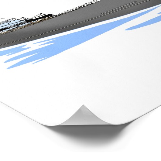 Grote Meren, vrachtschip Benson Ford (2) Poster (Hoek)