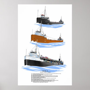 Grote Meren, vrachtschip Canopus Poster