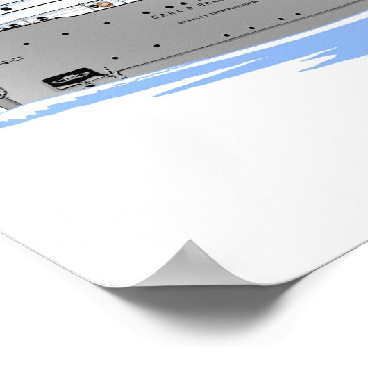 Grote Meren, vrachtschip Carl D. Bradley Poster (Hoek)