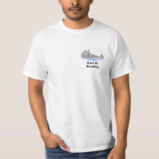 Grote Meren, vrachtschip Carl D. Bradley T-shirt (Voorkant)