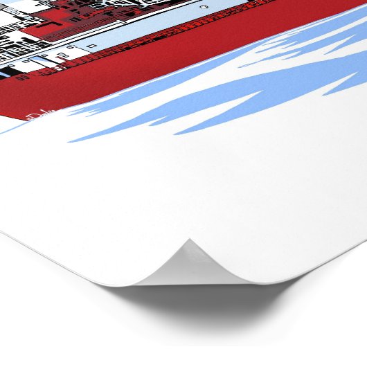 Grote Meren, vrachtschip Cason J. Callaway Poster (Hoek)