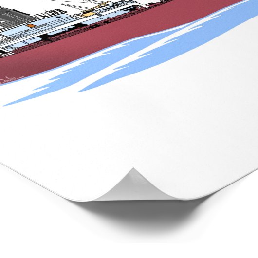 Grote Meren, vrachtschip Charles L. Hutchinson Poster (Hoek)