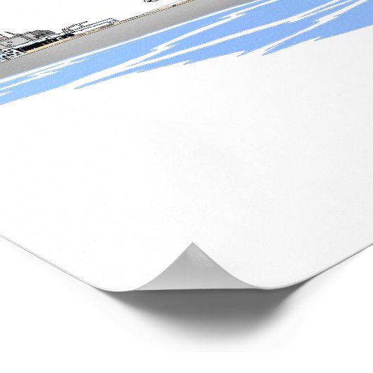 Grote Meren, vrachtschip Cuyahoga Poster (Hoek)