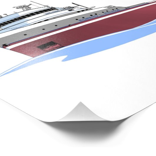 Grote Meren, vrachtschip Edward L. Ryerson Foto Afdruk (Hoek)