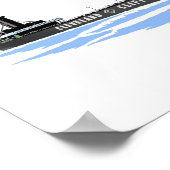 Grote Meren, vrachtschip, Grand Island Poster (Hoek)