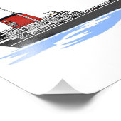 Grote Meren, vrachtschip H. Browsen Foto Afdruk (Hoek)