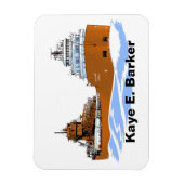 Grote Meren, vrachtschip Kaye E. Barker Magneet (Verticaal)