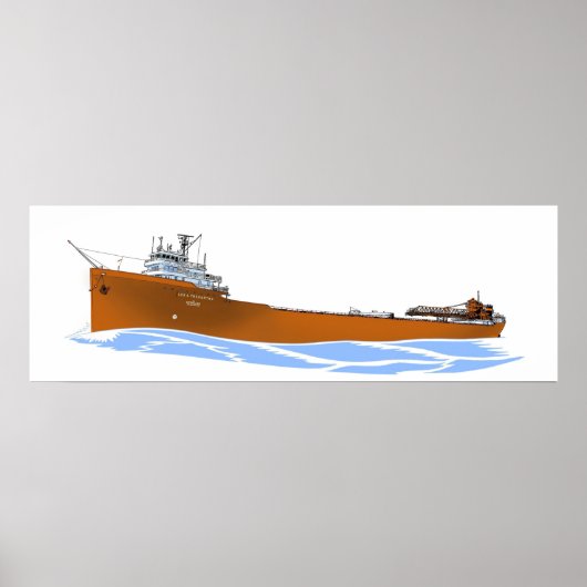 Grote Meren, vrachtschip Lee A. Tregurtha Poster (Voorkant)