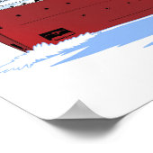 Grote meren, vrachtschip Leon Fraser Poster (Hoek)