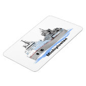 Grote Meren, vrachtschip Michipicoten Magneet (Linkerzijde)