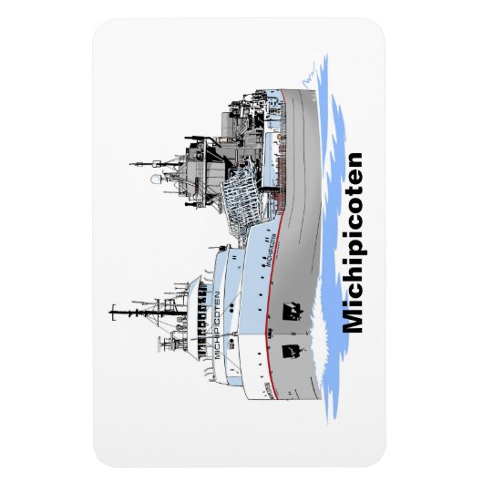 Grote Meren, vrachtschip Michipicoten Magneet (Verticaal)