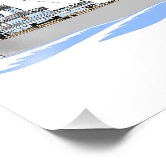 Grote Meren, vrachtschip Ojibway Foto Afdruk (Hoek)