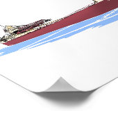 Grote Meren, vrachtschip reserveren, zelfuitlader Poster (Hoek)