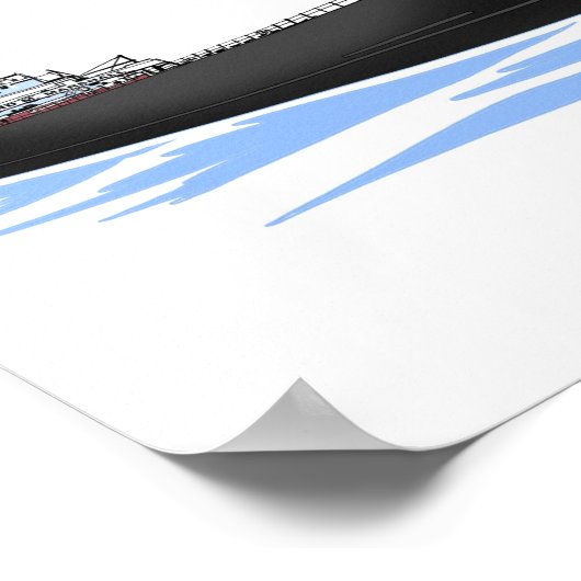 Grote Meren, vrachtschip Richard M. Marshall Poster (Hoek)