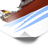 Grote meren, vrachtschip Sylvania s/u Columbia Foto Afdruk (Hoek)