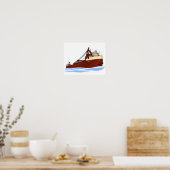 Grote meren, vrachtschip Sylvania s/u Columbia Poster (Keuken)
