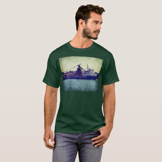 Grote Meren, vrachtschip T-shirt (Voorkant volledig)