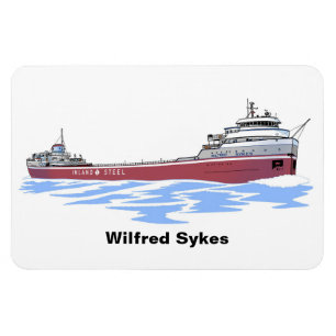 Grote meren, vrachtschip Wilfred Sykes, recht dek Magneet