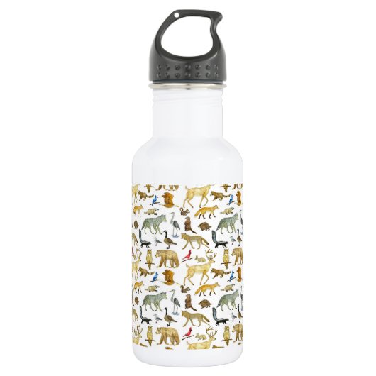 Grote Meren Wildlife-waterfles Waterfles (Voorkant)