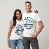 Grote Meren Zeilen T-shirt (Unisex)