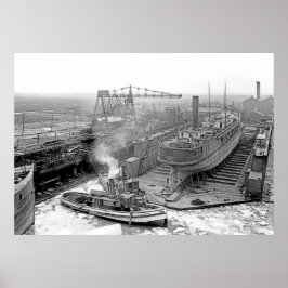 Grote Merentechniek werkt Poster