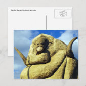 grote merino - gezicht briefkaart (Voorkant / Achterkant)